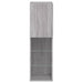 Comodă TV cu lumini LED, gri sonoma, 30,5x30x102 cm - WALTI WALTI