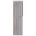 Comode TV cu lumini LED, 2 buc., gri sonoma, 30,5x30x102 cm - WALTI WALTI