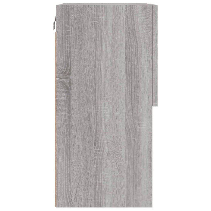 Comodă TV cu lumini LED, gri sonoma, 40,5x30x60 cm WALTI