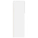 Comode TV cu lumini LED, 2 buc., alb, 40,5x30x90 cm - WALTI WALTI