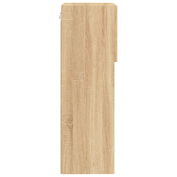 Comodă TV cu lumini LED, stejar sonoma, 40,5x30x90 cm - WALTI WALTI