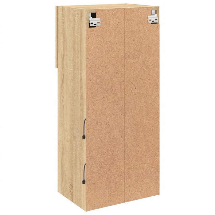Comodă TV cu lumini LED, stejar sonoma, 40,5x30x90 cm - WALTI WALTI