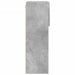 Comode TV cu lumini LED, 2 buc., gri beton, 40,5x30x90 cm - WALTI WALTI