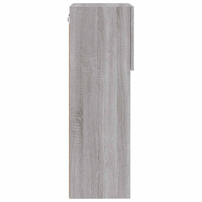 Comodă TV cu lumini LED, gri sonoma, 40,5x30x90 cm - WALTI WALTI