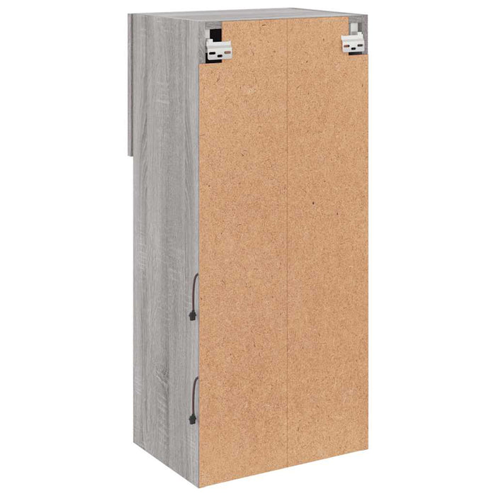 Comodă TV cu lumini LED, gri sonoma, 40,5x30x90 cm - WALTI WALTI