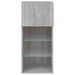 Comode TV cu lumini LED, 2 buc., gri sonoma, 40,5x30x90 cm - WALTI WALTI