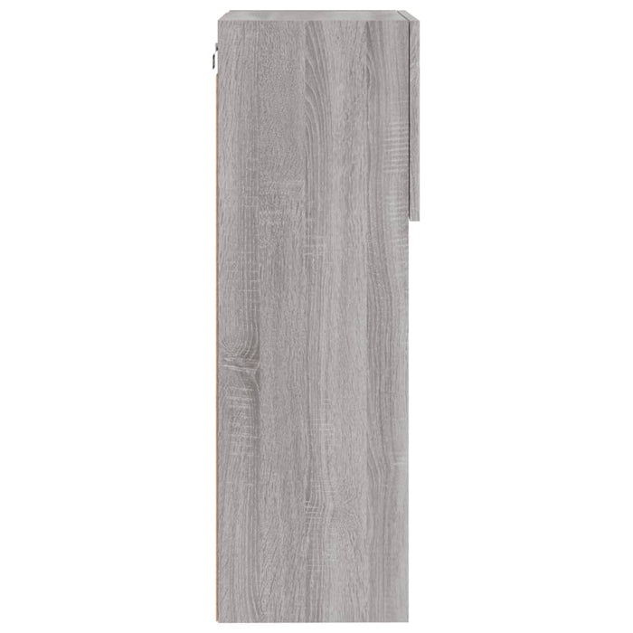Comode TV cu lumini LED, 2 buc., gri sonoma, 40,5x30x90 cm - WALTI WALTI
