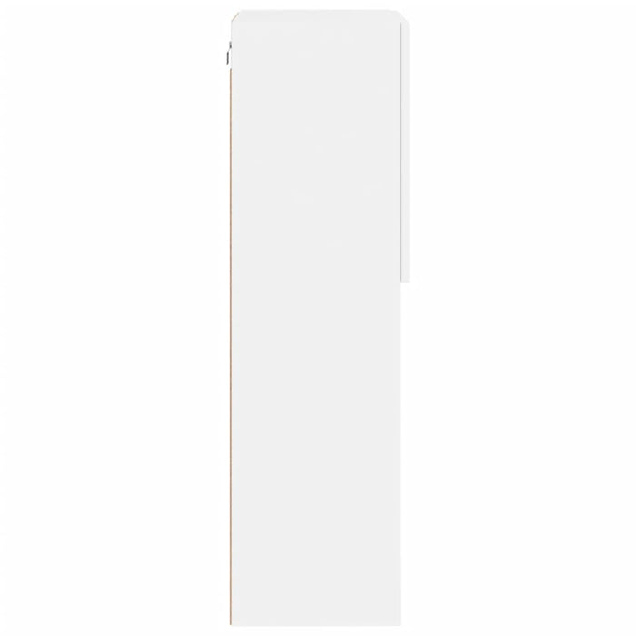 Comodă TV cu lumini LED, alb, 40,5x30x102 cm - WALTI WALTI