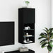 Comodă TV cu lumini LED, negru, 40,5x30x102 cm - WALTI WALTI