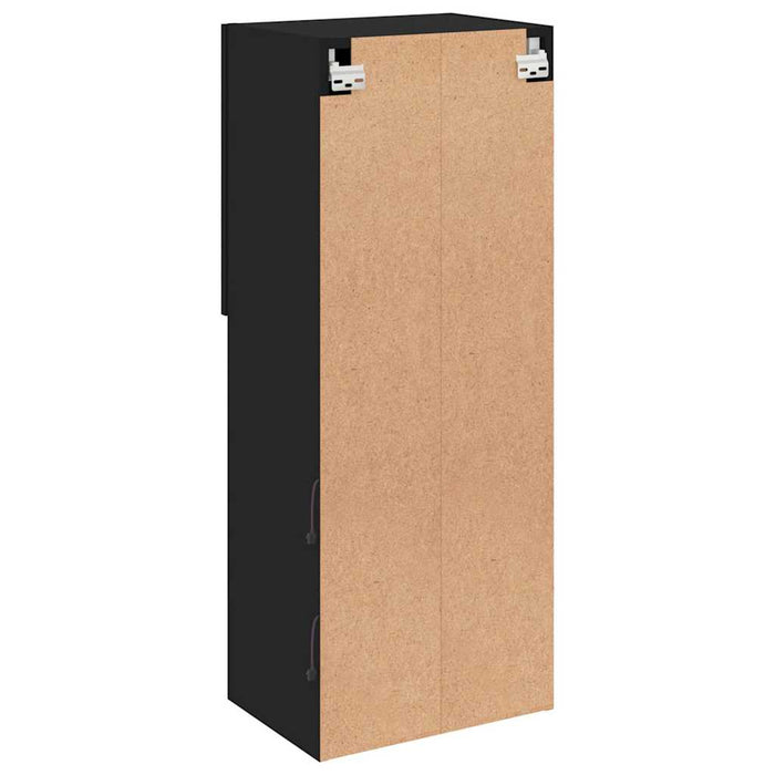 Comodă TV cu lumini LED, negru, 40,5x30x102 cm - WALTI WALTI