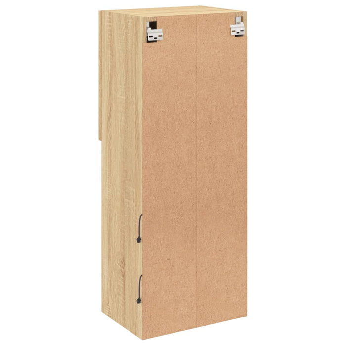 Comodă TV cu lumini LED, stejar sonoma, 40,5x30x102 cm - WALTI WALTI