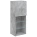 Comodă TV cu lumini LED, gri beton, 40,5x30x102 cm - WALTI WALTI