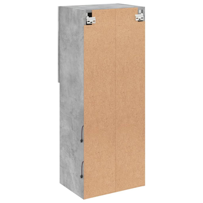 Comodă TV cu lumini LED, gri beton, 40,5x30x102 cm - WALTI WALTI