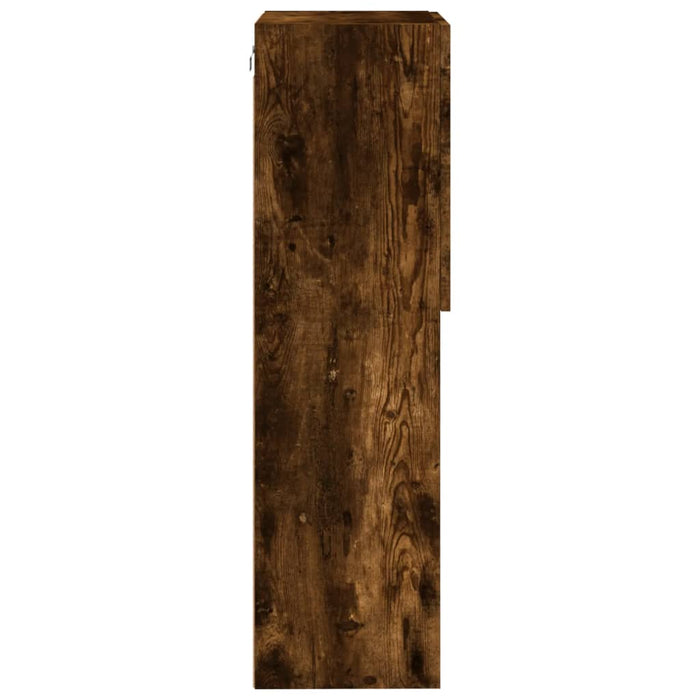 Comodă TV cu lumini LED, stejar fumuriu, 40,5x30x102 cm - WALTI WALTI