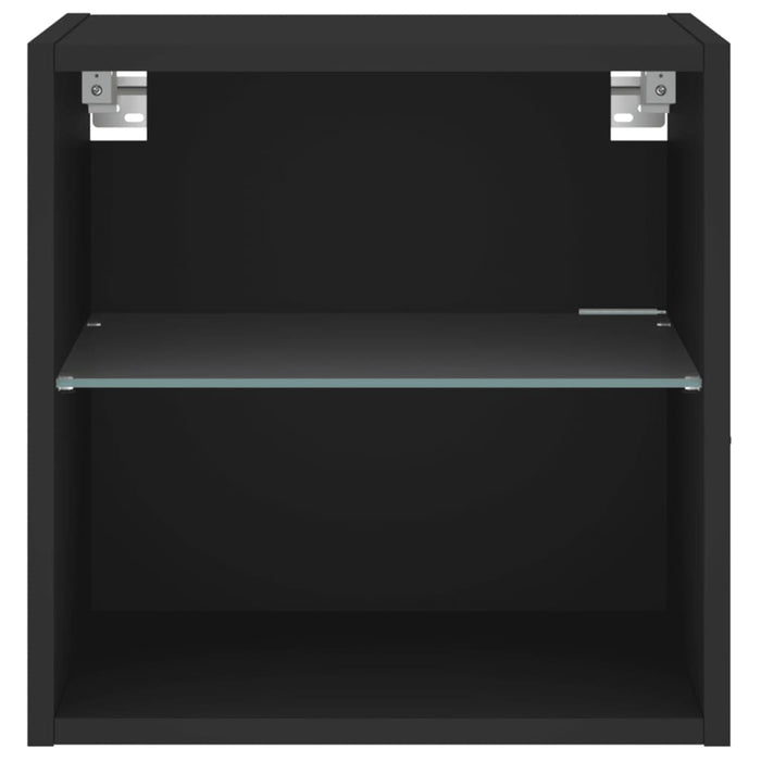 Noptieră cu lumini LED montată pe perete, negru - WALTI WALTI