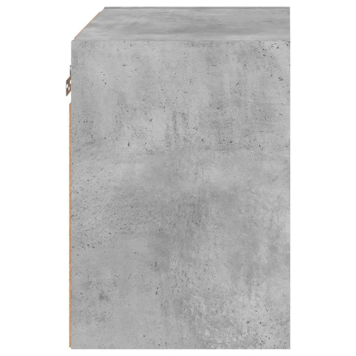 Noptieră cu lumini LED montată pe perete, gri beton - WALTI WALTI
