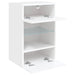 Comodă TV de perete cu lumini LED, alb, 40x30x60,5 cm - WALTI WALTI