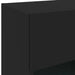 Comodă TV de perete cu lumini LED, negru, 40x30x60,5 cm - WALTI WALTI