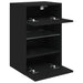 Comodă TV de perete cu lumini LED, negru, 40x30x60,5 cm - WALTI WALTI