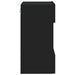 Comodă TV de perete cu lumini LED, negru, 40x30x60,5 cm - WALTI WALTI