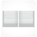 Comodă TV de perete cu lumini LED, alb, 58,5x30x60,5 cm - WALTI WALTI