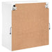 Comodă TV de perete cu lumini LED, alb, 58,5x30x60,5 cm - WALTI WALTI
