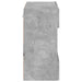Comodă TV de perete cu lumini LED, gri beton, 58,5x30x60,5 cm - WALTI WALTI