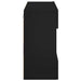 Comodă TV de perete cu lumini LED, negru, 78,5x30x60,5 cm - WALTI WALTI