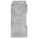 Comodă TV de perete cu lumini LED, gri beton, 78,5x30x60,5 cm - WALTI WALTI