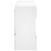 Comodă TV de perete cu lumini LED, alb, 98,5x30x60,5 cm - WALTI WALTI