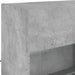 Comodă TV de perete cu lumini LED, gri beton, 98,5x30x60,5 cm - WALTI WALTI