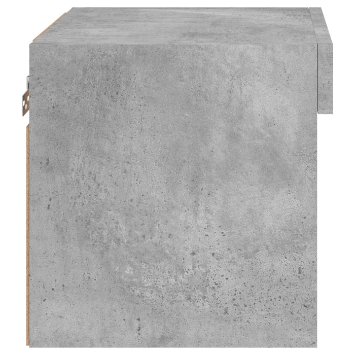 Noptiere cu lumini LED montate pe perete, 2 buc., gri beton - WALTI WALTI