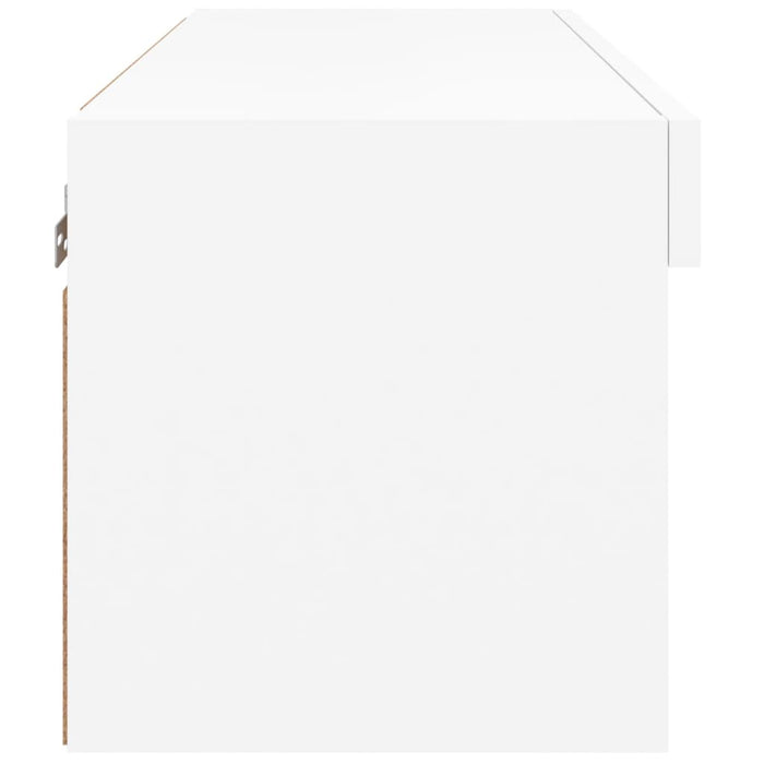 Comodă TV cu lumini LED, alb, 60x30x30 cm - WALTI WALTI