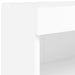 Comode TV cu lumini LED, 2 buc., alb, 60x30x30 cm - WALTI WALTI