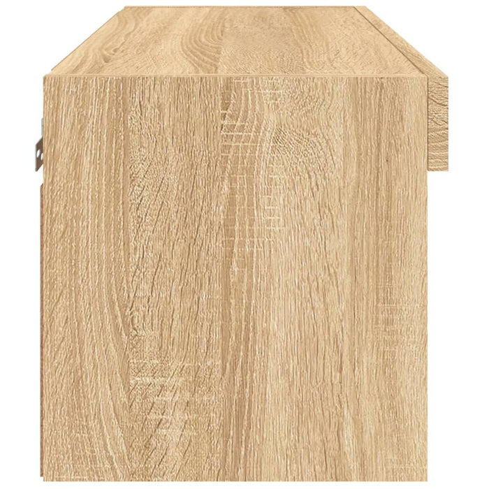 Comodă TV cu lumini LED, stejar sonoma, 60x30x30 cm - WALTI WALTI