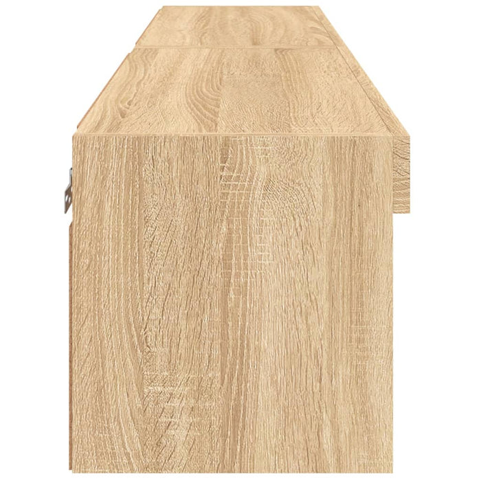 Comode TV cu lumini LED, 2 buc., stejar sonoma, 60x30x30 cm - WALTI WALTI