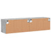 Comode TV cu lumini LED, 2 buc., gri beton, 60x30x30 cm - WALTI WALTI