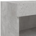 Comode TV cu lumini LED, 2 buc., gri beton, 60x30x30 cm - WALTI WALTI