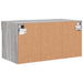 Comodă TV cu lumini LED, gri sonoma, 60x30x30 cm - WALTI WALTI