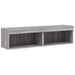 Comode TV cu lumini LED, 2 buc., gri sonoma, 60x30x30 cm - WALTI WALTI
