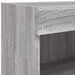 Comode TV cu lumini LED, 2 buc., gri sonoma, 60x30x30 cm - WALTI WALTI