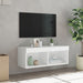 Comodă TV cu lumini LED, alb, 80x30x30 cm - WALTI WALTI