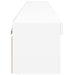 Comode TV cu lumini LED, 2 buc., alb, 60x30x30 cm - WALTI WALTI