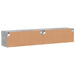 Comode TV cu lumini LED, 2 buc., gri beton, 80x30x30 cm - WALTI WALTI