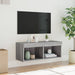 Comodă TV cu lumini LED, gri sonoma, 80x30x30 cm - WALTI WALTI