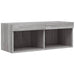 Comodă TV cu lumini LED, gri sonoma, 80x30x30 cm - WALTI WALTI