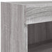 Comodă TV cu lumini LED, gri sonoma, 80x30x30 cm - WALTI WALTI