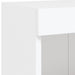 Comodă TV cu lumini LED, alb, 100x30x30 cm - WALTI WALTI