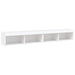 Comode TV cu lumini LED, 2 buc., alb, 100x30x30 cm - WALTI WALTI