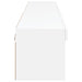 Comode TV cu lumini LED, 2 buc., alb, 100x30x30 cm - WALTI WALTI